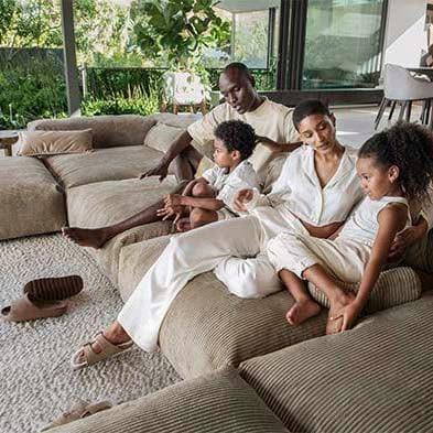 Modulares Sofa Seitenteil Cord Velours - 84x31 | Vetsak | Homestorys