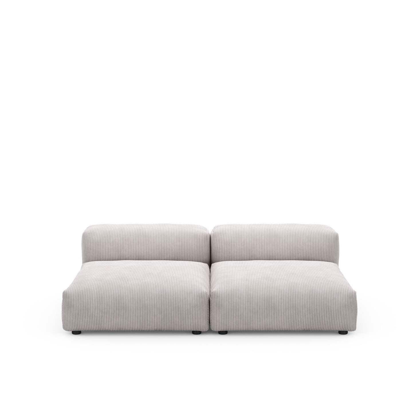 Modulare Lounge L Cord Velours - 2-Sitzer | Vetsak | Homestorys