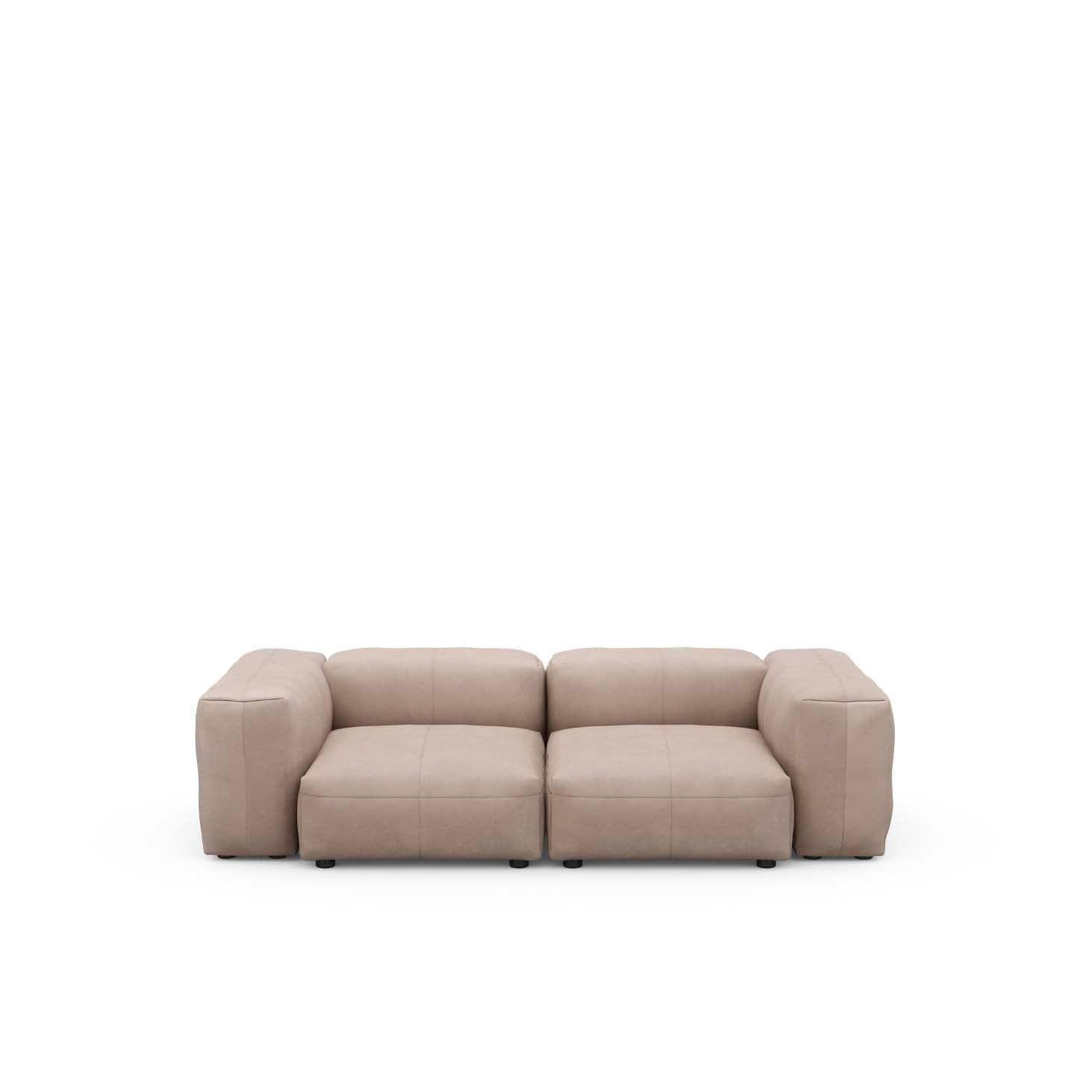 Modulares Sofa S Leder - 2-Sitzer - Original Homestories